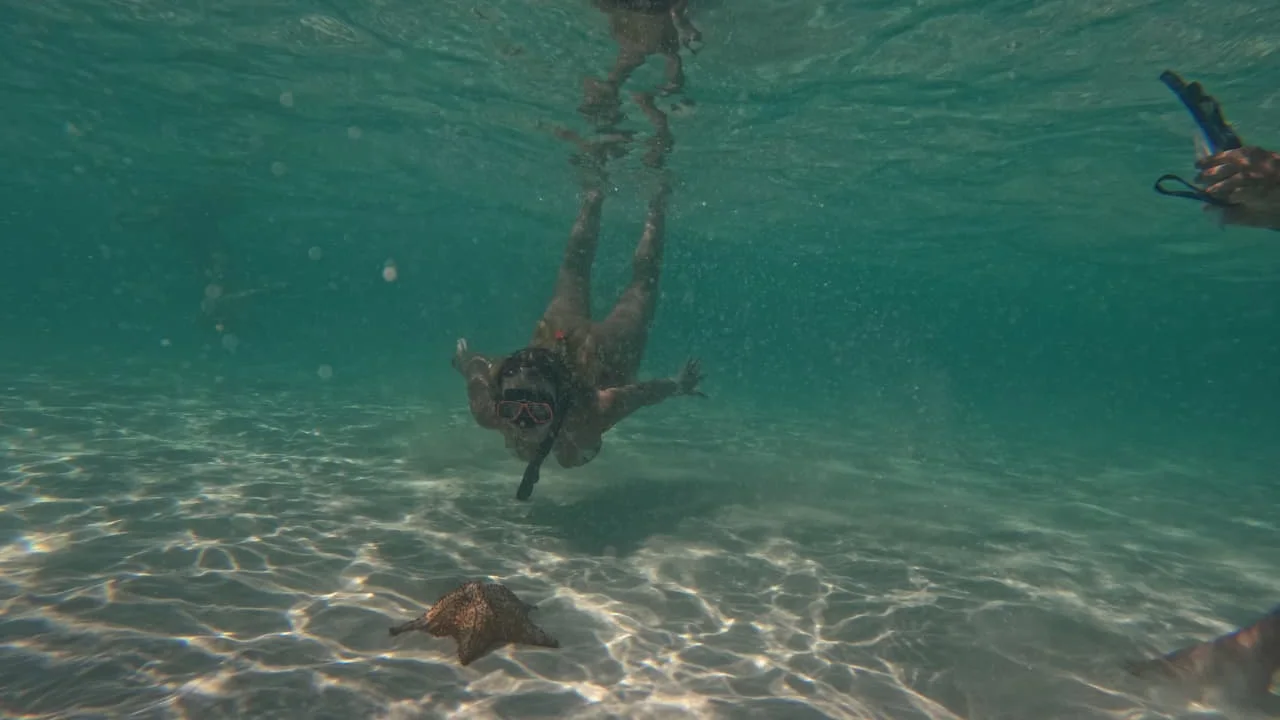 Snorkeling con piscina natural