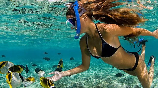 Snorkeling con piscina natural